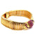 Retro French Ruby 18 Karat Gold Bracelet