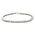 Art Deco Inspired 2.42 Carat Diamond Platinum Tennis Bracelet