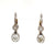 Antique Inspired 1.13 Carat Old Mine Cut Diamond Platinum Drop Earrings