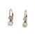 Antique Inspired 1.13 Carat Old Mine Cut Diamond Platinum Drop Earrings