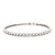 Art Deco Inspired 4.55 Carat Diamond Platinum Tennis Bracelet
