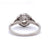 Art Deco Inspired Diamond Platinum Engagement Ring