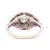 Art Deco Inspired 1.21 Carats Diamonds Platinum Filigree Ring
