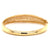 Micropave 11.50 Carat Round Brilliant Cut Diamonds Yellow Gold Bangle
