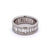 Mid Century Baguette Cut Diamond Platinum Eternity Band