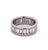 Mid Century Baguette Cut Diamond Platinum Eternity Band