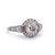 Art Deco Inspired Diamond Platinum Engagement Ring