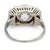 Art Deco GIA 3.56 Carats Old Mine Cut Diamond 18k White Gold Ring