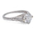 Edwardian GIA 1.52 Carats Old European Cut Diamond Platinum Filigree Ring