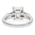 Mid Century GIA 2.07 Carats Emerald Cut Diamond Platinum Ring