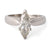 Vintage GIA 2.03 Carats Marquise Cut Diamond Platinum Solitaire Ring