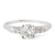 Mid Century GIA 0.66 Carats Old European Cut Diamond Platinum Ring
