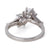 Mid Century French GIA 1.47 & 1.38 Carat Diamond Platinum Toi et Moi Ring