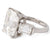 GIA 10.58 Carats Art Deco Emerald Cut Diamond Platinum Ring