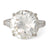 Mid Century GIA 10.27 Carats Round Brilliant Cut Diamond Platinum Ring