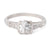 Art Deco GIA 1.49 Carats Old European Cut Diamond Platinum Ring