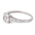 Art Deco GIA 1.49 Carats Old European Cut Diamond Platinum Ring