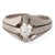 Art Deco French Old Mine Cut Diamond Platinum Ring