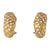 Vintage Angela Cummings Diamond 18k Yellow Gold Sculptural Ear Clip Earrings
