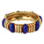 Vintage Tiffany & Co Enamel 18k Yellow Gold Ring