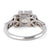 Art Deco Inspired English GIA 0.93 Carats Round Brilliant Cut Platinum Ring