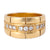 Vintage Cartier Diamond 18k Yellow Gold Maillon Panthere Ring