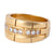 Vintage Cartier Diamond 18k Yellow Gold Maillon Panthere Ring