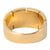 Vintage Cartier Diamond 18k Yellow Gold Maillon Panthere Ring