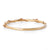 Victorian Garnet 14k Yellow Gold Bangle Bracelet