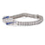 Art Deco Diamond Sapphire Platinum Bracelet