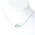 Art Deco Aquamarine Platinum Pendant Necklace