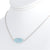 Art Deco Aquamarine Platinum Pendant Necklace