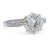 Paul Flato GIA 2.54 Carats Round Brilliant Cut Diamond Platinum Ring