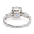 Mid Century GIA 2.53 Carats Old European Cut Diamond Platinum Ring