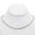 27.50 Carat Total Weight Diamond 18k White Gold Necklace