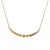 Diamond 14 Karat Yellow Gold Crescent Necklace