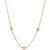 Diamond 14 Karat Yellow Gold Diamond By the Yard Chain Necklace