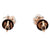 Victorian Diamond 10 Karat Rose Gold Stud Earrings