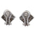 Vintage Diamond 18 Karat White Gold Earrings