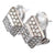 Vintage Diamond 18 Karat White Gold Earrings