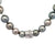 Tahitian Pearl Diamond 14 Karat White Gold Strand Necklace