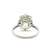 Mid Century GIA 7.52 Carats Antique Cushion Cut Diamond Platinum Ring