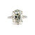 Mid Century GIA 7.52 Carats Antique Cushion Cut Diamond Platinum Ring