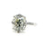 Mid Century GIA 7.52 Carats Antique Cushion Cut Diamond Platinum Ring