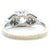 Art Deco Inspired GIA 1.08 Carats Old Euro Cut Diamond 18k White Gold Ring