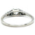 Art Deco Old Mine Cut Diamond 18 Karat White Gold Ring
