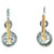 Antique Inspired 2.75 Carats Diamond Platinum 18k Yellow Gold Drop Earrings