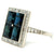 Art Deco Inspired Sapphire Diamond Platinum Square Cocktail Ring