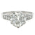 Art Deco GIA 2.07 Carats Old European Cut Diamond Platinum Ring