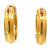 Vintage Tiffany & Co. Italy Diamond 18 Karat Yellow Gold Hoop Earrings